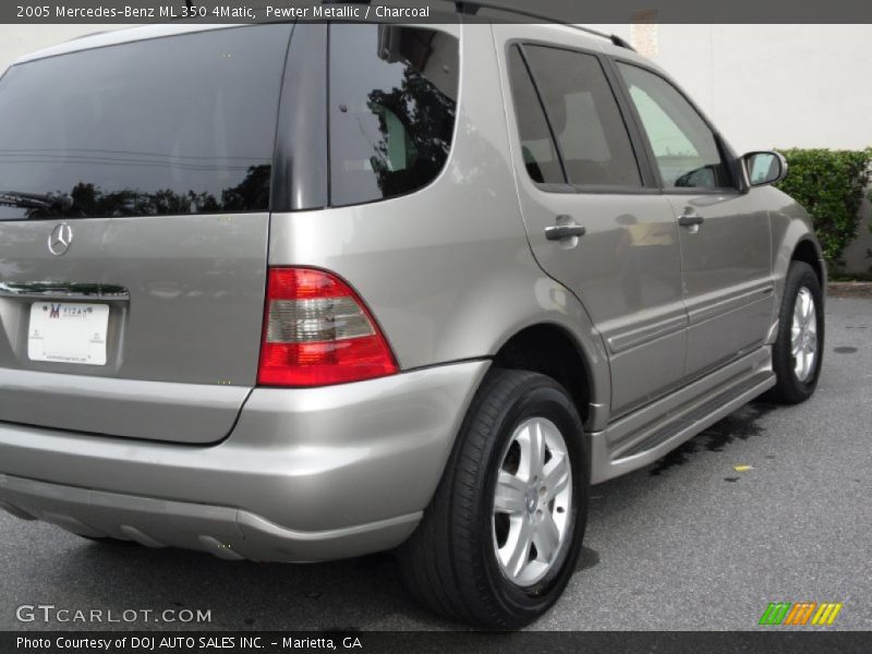 Pewter Metallic / Charcoal 2005 Mercedes-Benz ML 350 4Matic