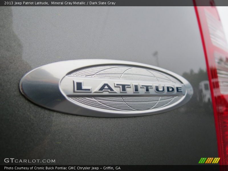 Mineral Gray Metallic / Dark Slate Gray 2013 Jeep Patriot Latitude