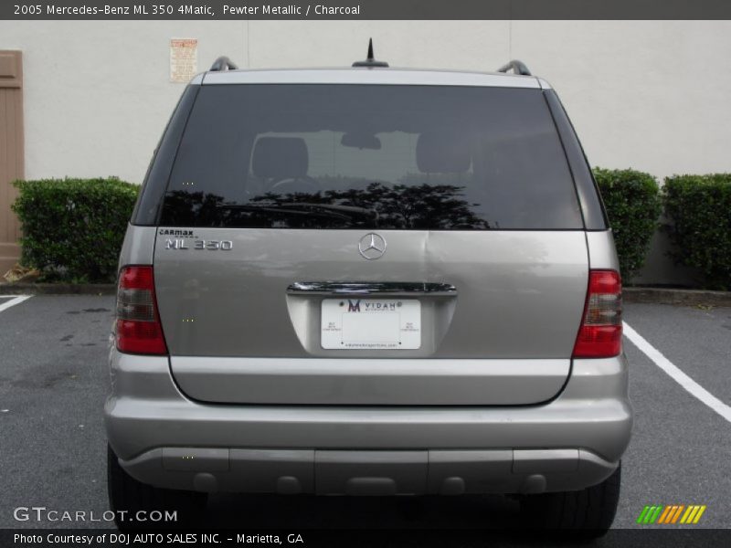 Pewter Metallic / Charcoal 2005 Mercedes-Benz ML 350 4Matic