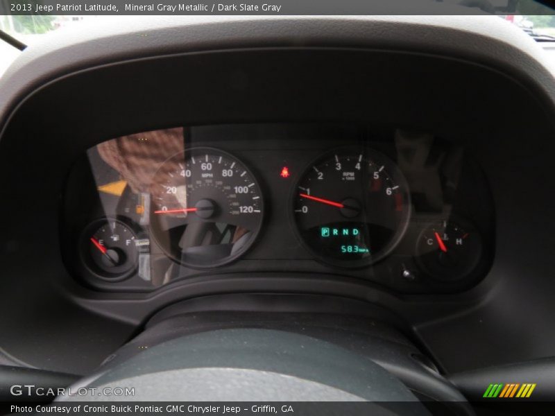 Mineral Gray Metallic / Dark Slate Gray 2013 Jeep Patriot Latitude
