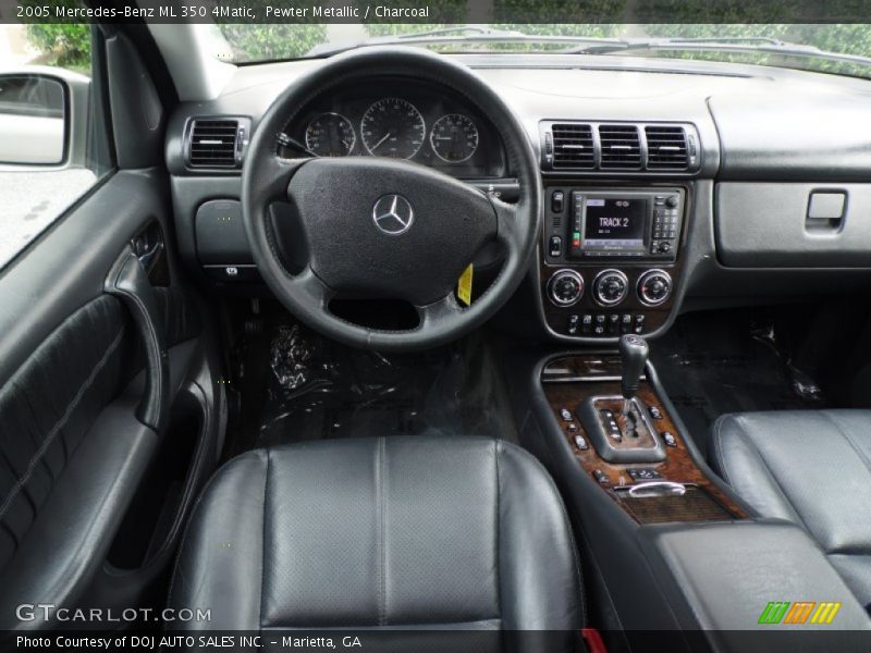 Pewter Metallic / Charcoal 2005 Mercedes-Benz ML 350 4Matic