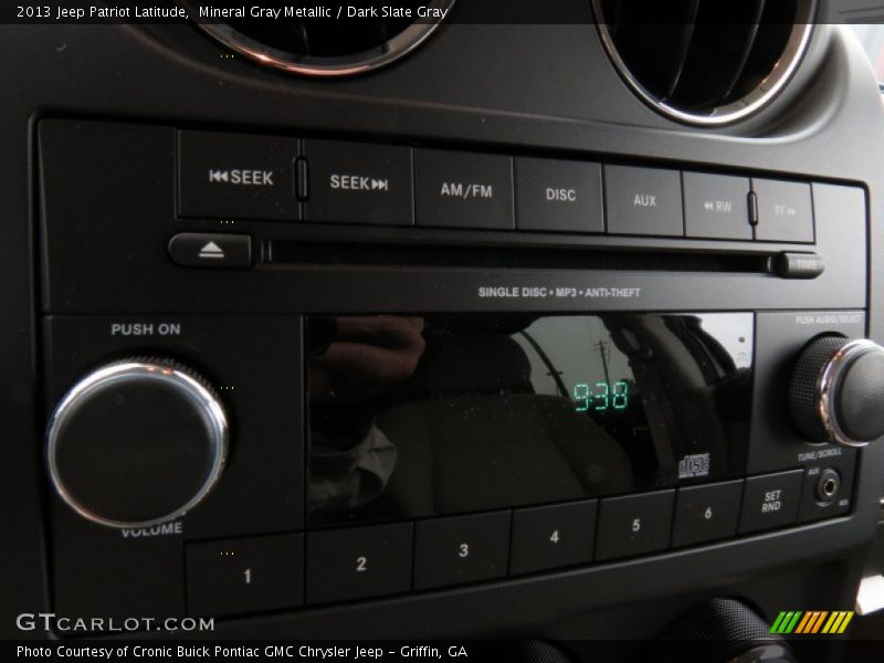 Mineral Gray Metallic / Dark Slate Gray 2013 Jeep Patriot Latitude