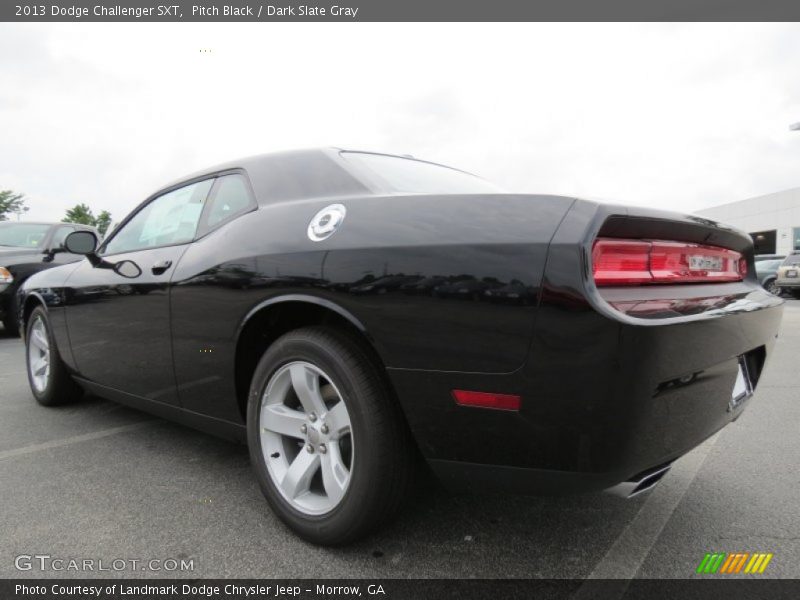 Pitch Black / Dark Slate Gray 2013 Dodge Challenger SXT