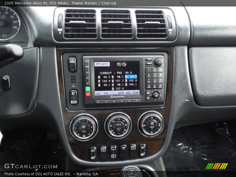 Pewter Metallic / Charcoal 2005 Mercedes-Benz ML 350 4Matic