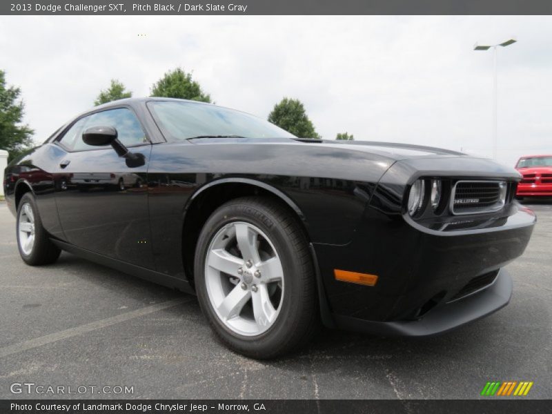 Pitch Black / Dark Slate Gray 2013 Dodge Challenger SXT
