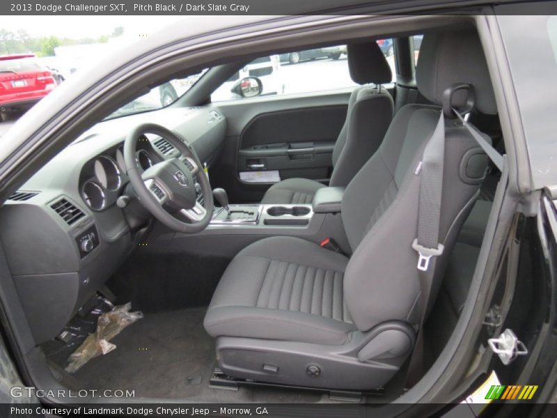 Pitch Black / Dark Slate Gray 2013 Dodge Challenger SXT