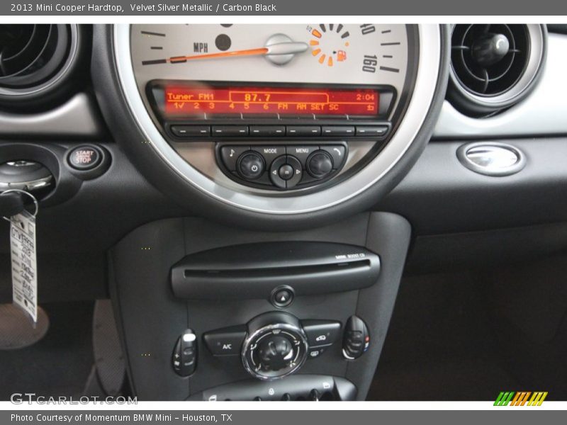 Velvet Silver Metallic / Carbon Black 2013 Mini Cooper Hardtop