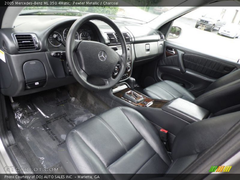 Pewter Metallic / Charcoal 2005 Mercedes-Benz ML 350 4Matic