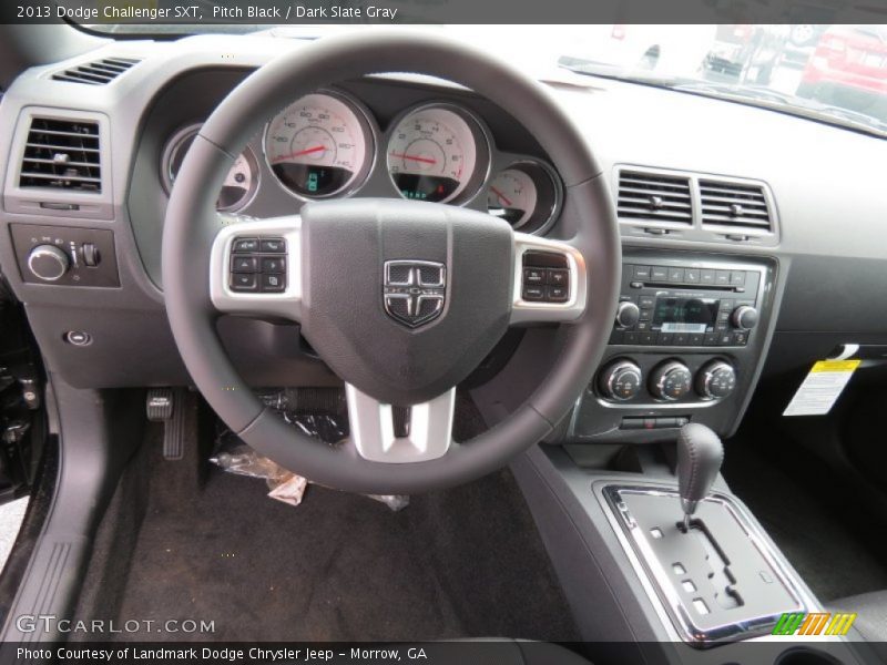 Pitch Black / Dark Slate Gray 2013 Dodge Challenger SXT