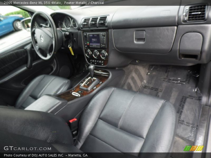 Pewter Metallic / Charcoal 2005 Mercedes-Benz ML 350 4Matic