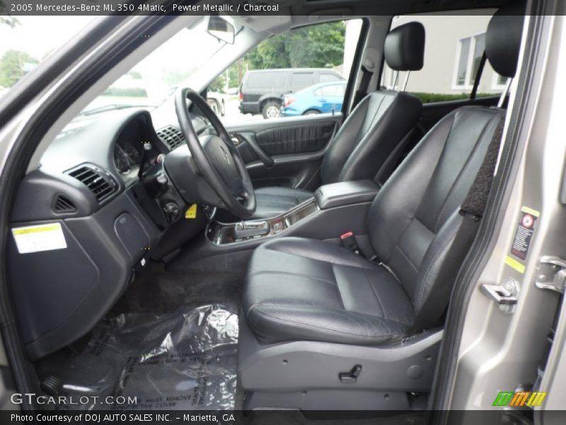 Pewter Metallic / Charcoal 2005 Mercedes-Benz ML 350 4Matic