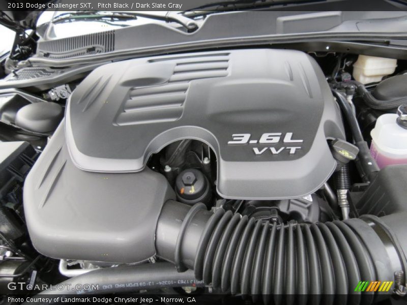 Pitch Black / Dark Slate Gray 2013 Dodge Challenger SXT