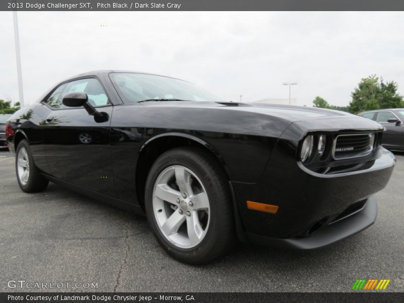 Pitch Black / Dark Slate Gray 2013 Dodge Challenger SXT