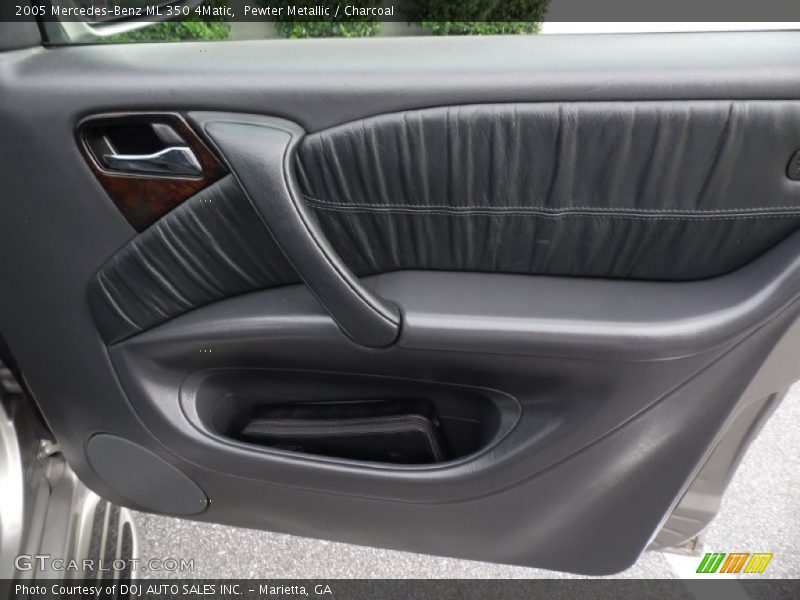 Pewter Metallic / Charcoal 2005 Mercedes-Benz ML 350 4Matic