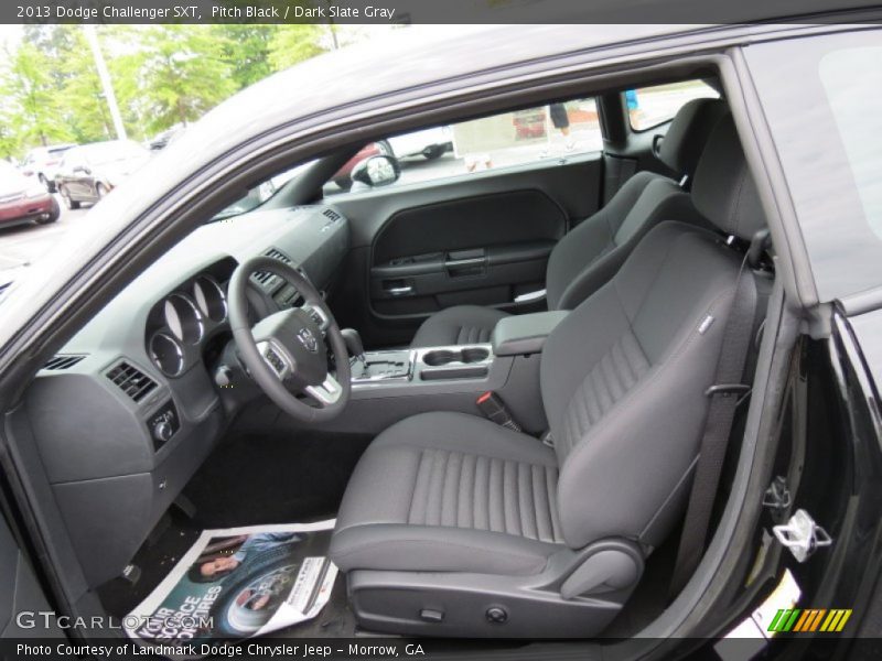 Pitch Black / Dark Slate Gray 2013 Dodge Challenger SXT