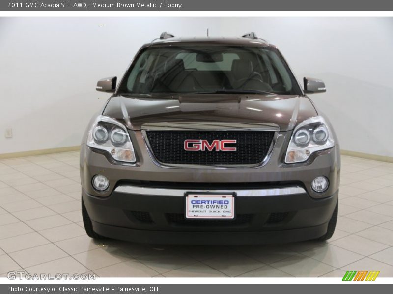 Medium Brown Metallic / Ebony 2011 GMC Acadia SLT AWD