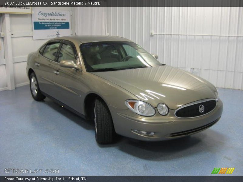 Sandstone Metallic / Neutral 2007 Buick LaCrosse CX