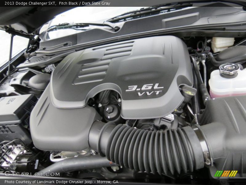 Pitch Black / Dark Slate Gray 2013 Dodge Challenger SXT