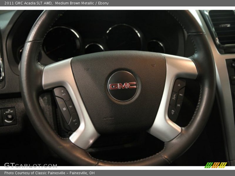 Medium Brown Metallic / Ebony 2011 GMC Acadia SLT AWD