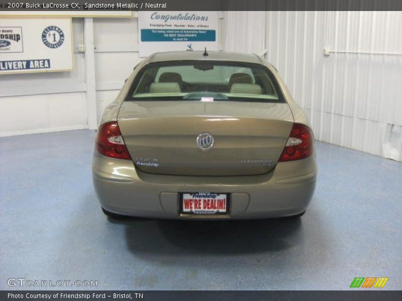 Sandstone Metallic / Neutral 2007 Buick LaCrosse CX