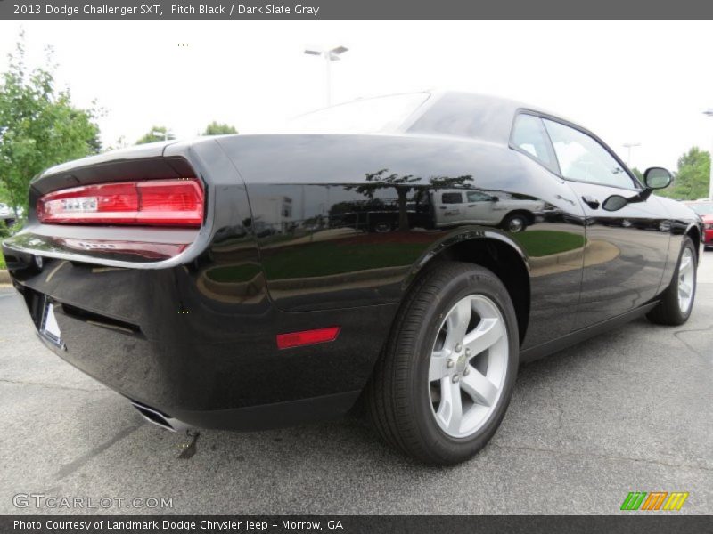 Pitch Black / Dark Slate Gray 2013 Dodge Challenger SXT