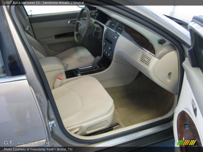 Sandstone Metallic / Neutral 2007 Buick LaCrosse CX