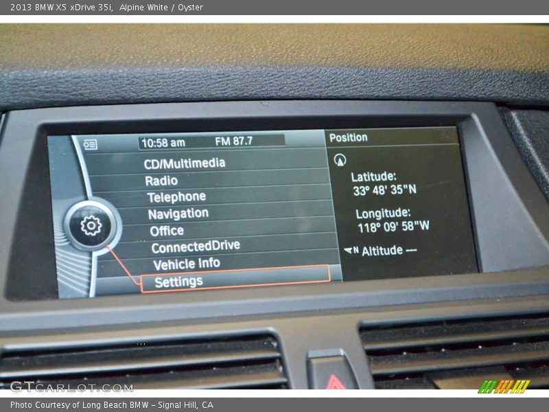Alpine White / Oyster 2013 BMW X5 xDrive 35i