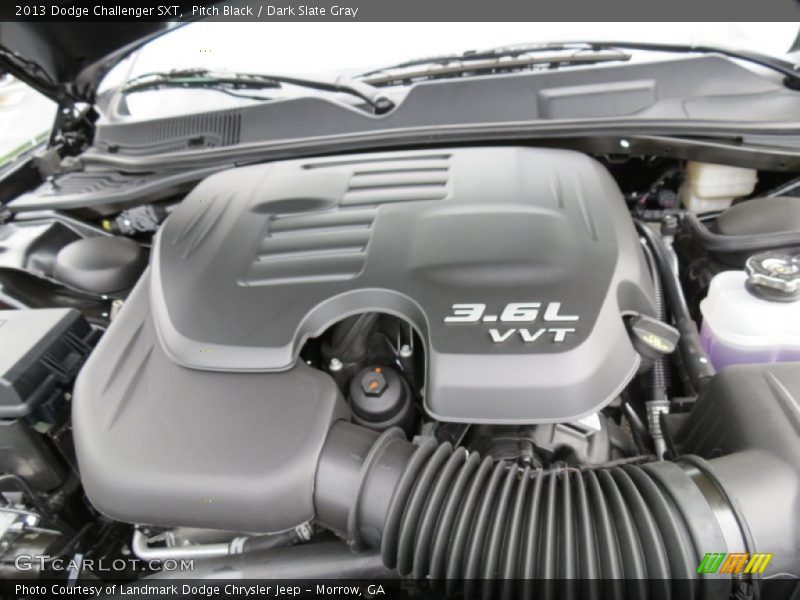 Pitch Black / Dark Slate Gray 2013 Dodge Challenger SXT