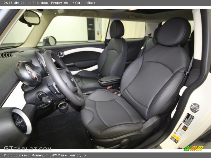 Pepper White / Carbon Black 2013 Mini Cooper S Hardtop