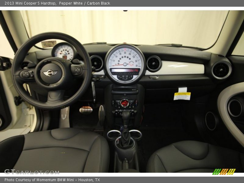 Pepper White / Carbon Black 2013 Mini Cooper S Hardtop