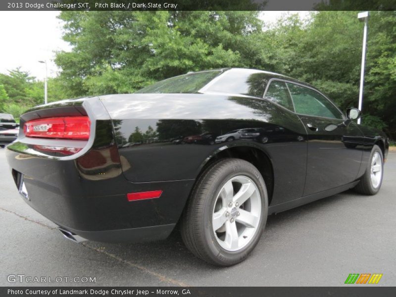 Pitch Black / Dark Slate Gray 2013 Dodge Challenger SXT