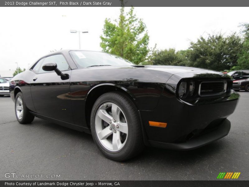 Pitch Black / Dark Slate Gray 2013 Dodge Challenger SXT