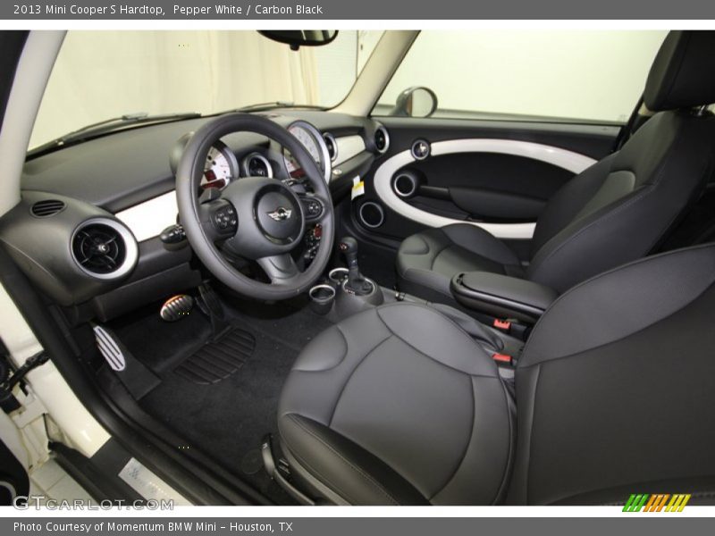 Pepper White / Carbon Black 2013 Mini Cooper S Hardtop