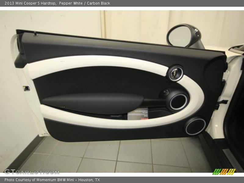 Pepper White / Carbon Black 2013 Mini Cooper S Hardtop
