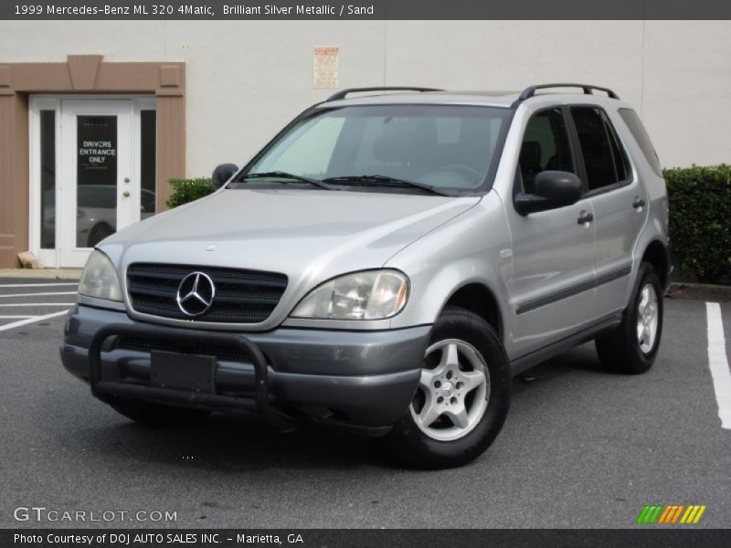 Brilliant Silver Metallic / Sand 1999 Mercedes-Benz ML 320 4Matic