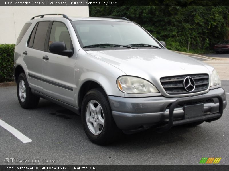 Brilliant Silver Metallic / Sand 1999 Mercedes-Benz ML 320 4Matic