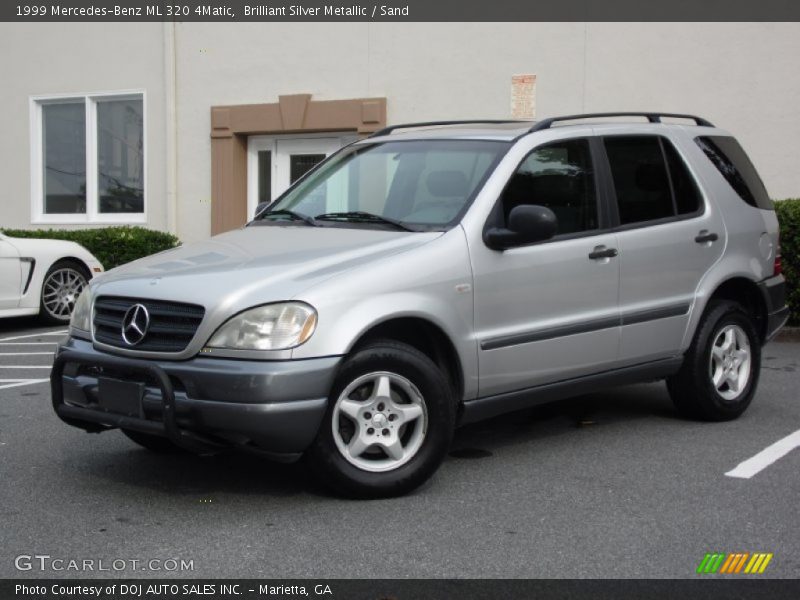 Brilliant Silver Metallic / Sand 1999 Mercedes-Benz ML 320 4Matic