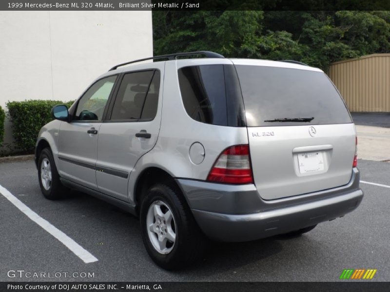 Brilliant Silver Metallic / Sand 1999 Mercedes-Benz ML 320 4Matic