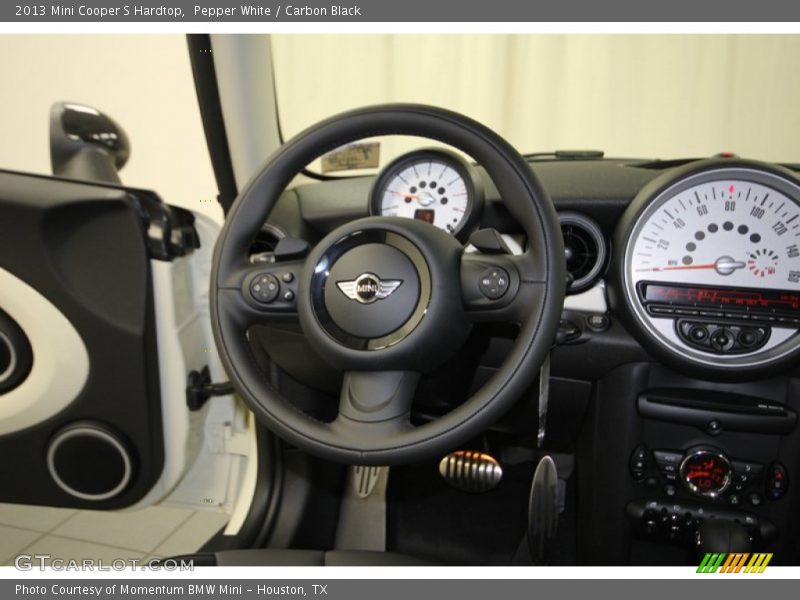 Pepper White / Carbon Black 2013 Mini Cooper S Hardtop
