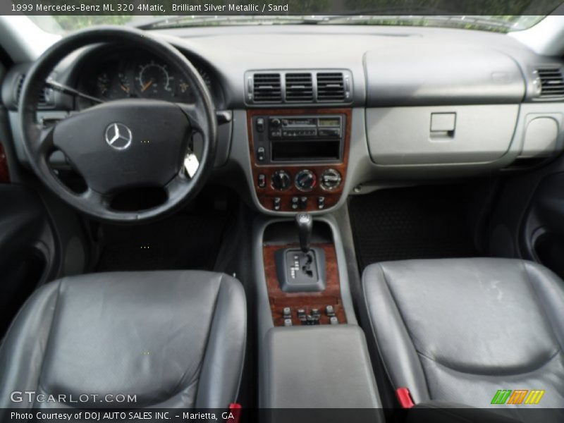 Brilliant Silver Metallic / Sand 1999 Mercedes-Benz ML 320 4Matic