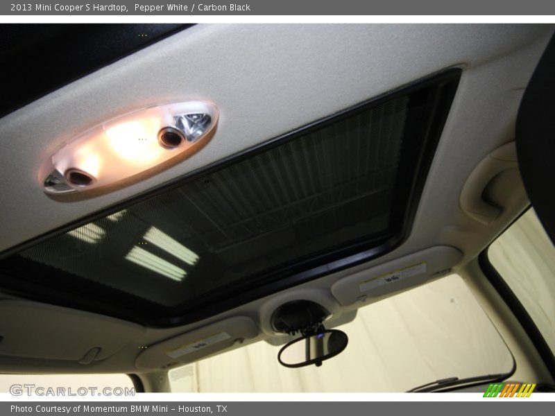 Pepper White / Carbon Black 2013 Mini Cooper S Hardtop