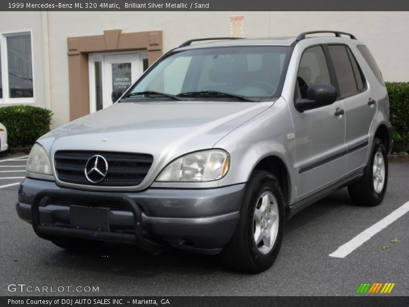 Brilliant Silver Metallic / Sand 1999 Mercedes-Benz ML 320 4Matic