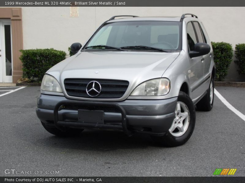 Brilliant Silver Metallic / Sand 1999 Mercedes-Benz ML 320 4Matic