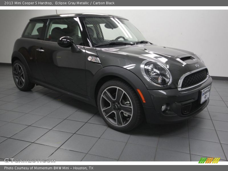 Eclipse Gray Metallic / Carbon Black 2013 Mini Cooper S Hardtop