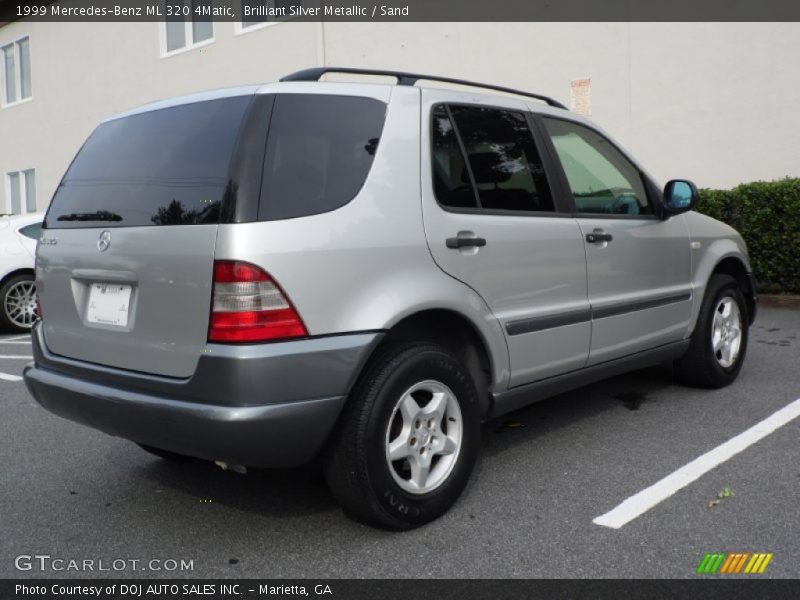 Brilliant Silver Metallic / Sand 1999 Mercedes-Benz ML 320 4Matic