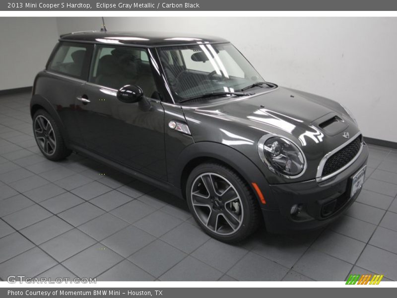 Eclipse Gray Metallic / Carbon Black 2013 Mini Cooper S Hardtop