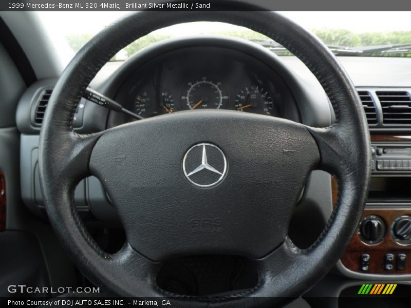 Brilliant Silver Metallic / Sand 1999 Mercedes-Benz ML 320 4Matic