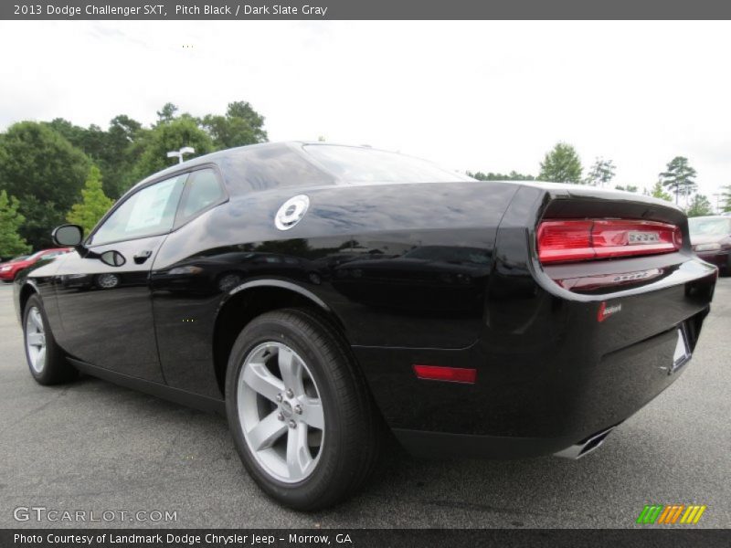 Pitch Black / Dark Slate Gray 2013 Dodge Challenger SXT
