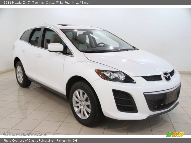 Crystal White Pearl Mica / Sand 2011 Mazda CX-7 i Touring