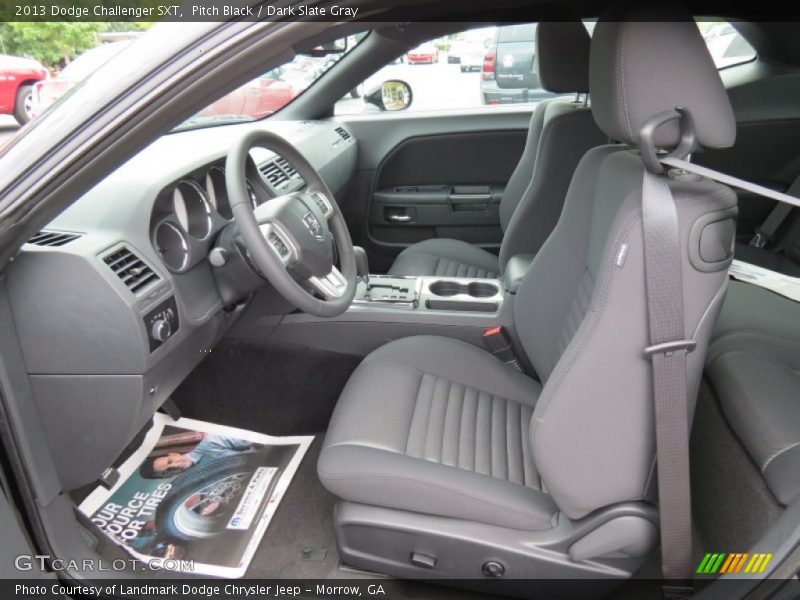 Pitch Black / Dark Slate Gray 2013 Dodge Challenger SXT